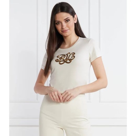 LAUREN RALPH LAUREN T-shirt HAILLY | Regular Fit ze sklepu Gomez Fashion Store w kategorii Bluzki damskie - zdjęcie 184971576
