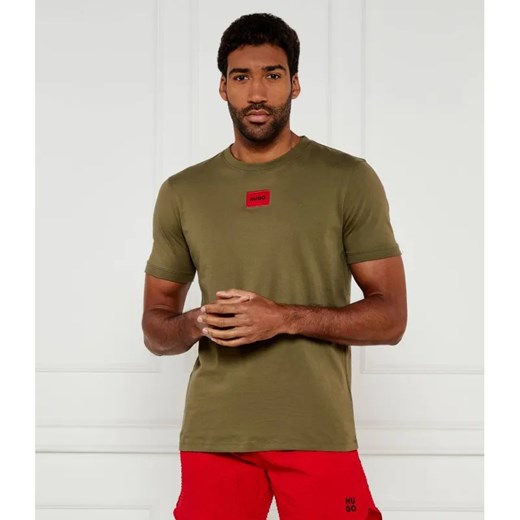 HUGO T-shirt Diragolino212 | Regular Fit ze sklepu Gomez Fashion Store w kategorii T-shirty męskie - zdjęcie 184971609
