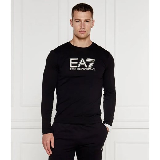 EA7 Longsleeve | Slim Fit ze sklepu Gomez Fashion Store w kategorii T-shirty męskie - zdjęcie 184971629