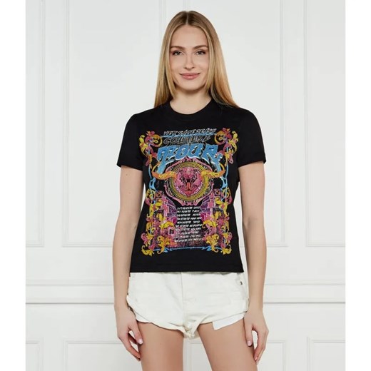 Versace Jeans Couture T-shirt | Regular Fit ze sklepu Gomez Fashion Store w kategorii Bluzki damskie - zdjęcie 184971736