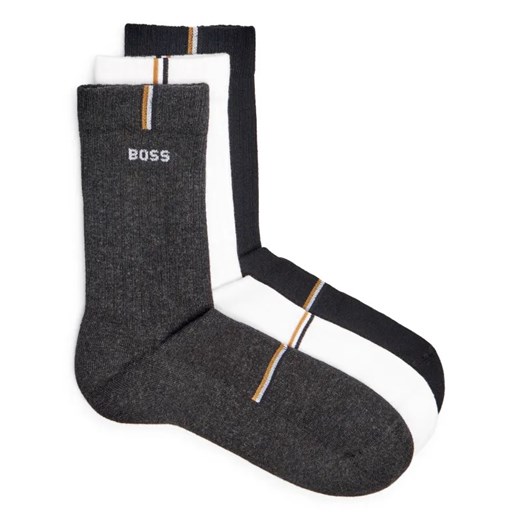 BOSS BLACK Skarpety 3-pack 3P QS Rib Design CC ze sklepu Gomez Fashion Store w kategorii Skarpetki męskie - zdjęcie 184972039