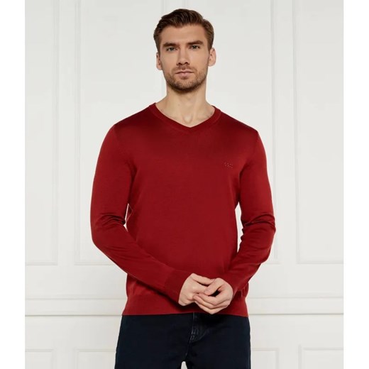 BOSS BLACK Wełniany sweter Baram-L | Regular Fit ze sklepu Gomez Fashion Store w kategorii Swetry męskie - zdjęcie 184972267