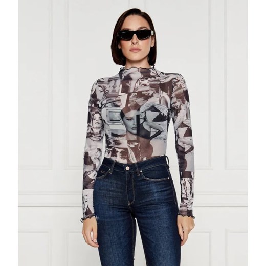 GUESS Bluzka ADRIANA | Slim Fit ze sklepu Gomez Fashion Store w kategorii Bluzki damskie - zdjęcie 184972428