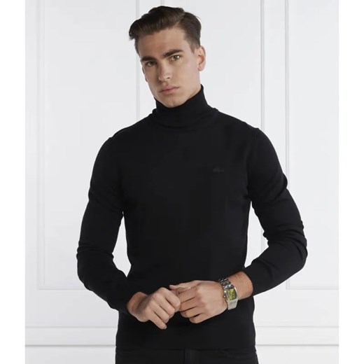 Lacoste Wełniany golf | Regular Fit ze sklepu Gomez Fashion Store w kategorii Swetry męskie - zdjęcie 184972447