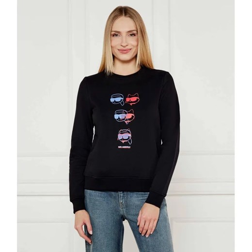 Karl Lagerfeld Bluza IKON | Regular Fit ze sklepu Gomez Fashion Store w kategorii Bluzy damskie - zdjęcie 184972478