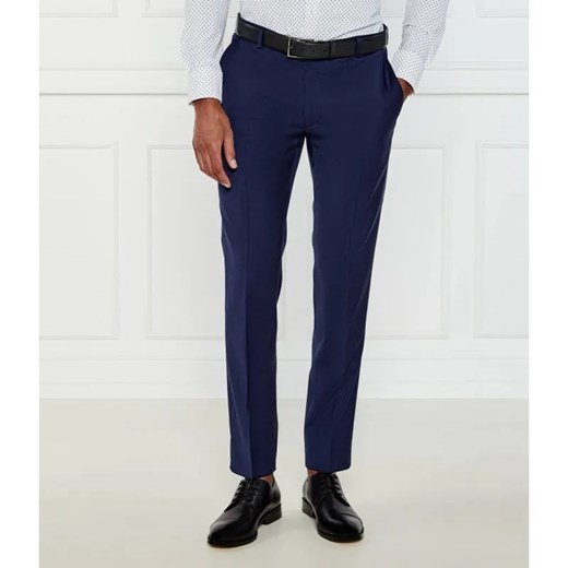 Joop! Wełniane spodnie Blayr-STR12 | Slim Fit ze sklepu Gomez Fashion Store w kategorii Spodnie męskie - zdjęcie 184972799