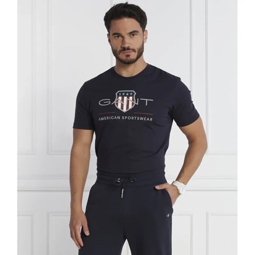 Gant T-shirt | Regular Fit ze sklepu Gomez Fashion Store w kategorii T-shirty męskie - zdjęcie 184972806