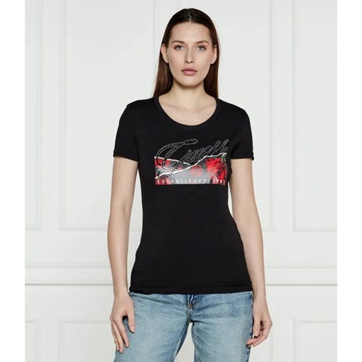 GUESS T-shirt ROSES | Regular Fit ze sklepu Gomez Fashion Store w kategorii Bluzki damskie - zdjęcie 184972818