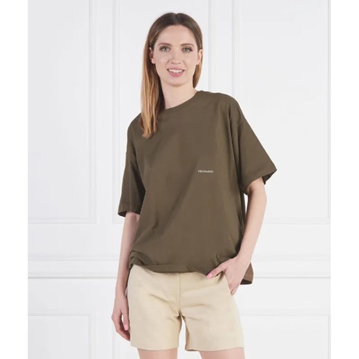 Trussardi T-shirt | Loose fit ze sklepu Gomez Fashion Store w kategorii Bluzki damskie - zdjęcie 184972867
