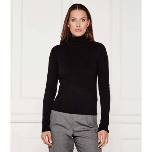 Marella SPORT Wełniany golf FIBRA | Slim Fit | z dodatkiem kaszmiru ze sklepu Gomez Fashion Store w kategorii Swetry damskie - zdjęcie 184973016
