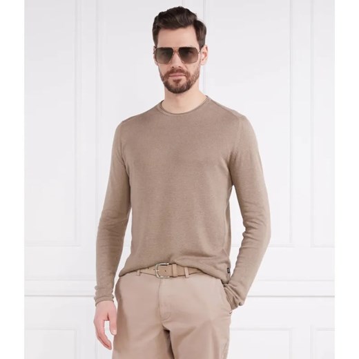 Joop! Jeans Lniany sweter Fidos | Regular Fit ze sklepu Gomez Fashion Store w kategorii Swetry męskie - zdjęcie 184973029