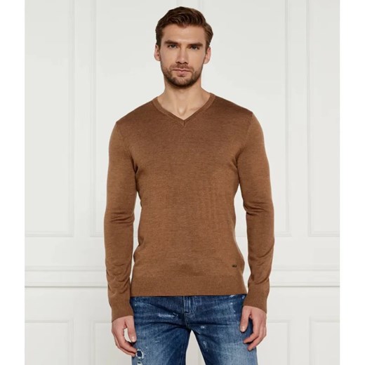 Joop! Wełniany sweter JK-02Damien | Regular Fit ze sklepu Gomez Fashion Store w kategorii Swetry męskie - zdjęcie 184973115