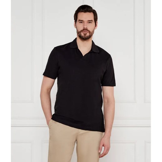 Calvin Klein Polo | Regular Fit | z dodatkiem lnu ze sklepu Gomez Fashion Store w kategorii T-shirty męskie - zdjęcie 184973117