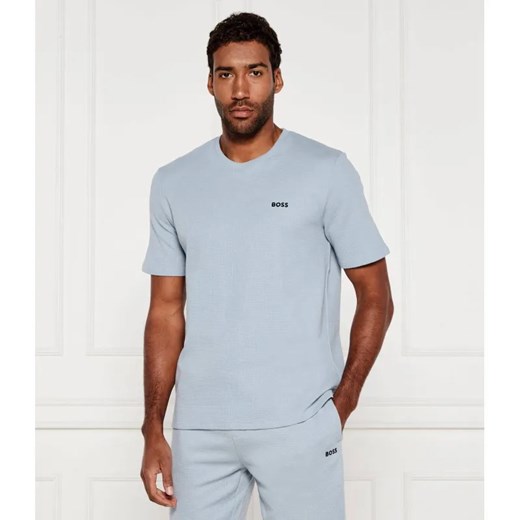 BOSS BLACK Góra od piżamy Waffle | Regular Fit ze sklepu Gomez Fashion Store w kategorii T-shirty męskie - zdjęcie 184973239