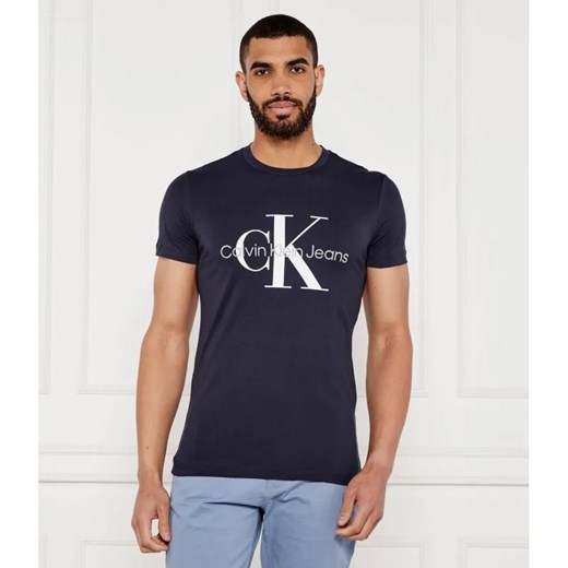 Calvin Klein Jeans T-shirt CORE MONOLOGO | Slim Fit ze sklepu Gomez Fashion Store w kategorii T-shirty męskie - zdjęcie 184973368