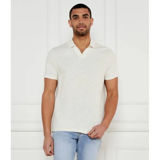 Calvin Klein Polo | Regular Fit | z dodatkiem lnu ze sklepu Gomez Fashion Store w kategorii T-shirty męskie - zdjęcie 184973408