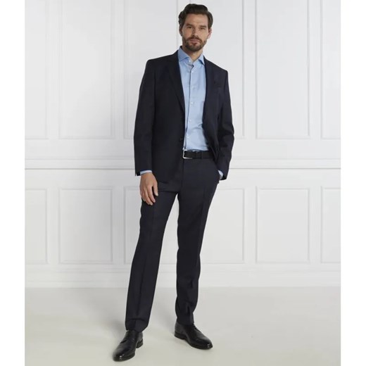BOSS BLACK Wełniany garnitur Huge | Slim Fit ze sklepu Gomez Fashion Store w kategorii Garnitury męskie - zdjęcie 184973417