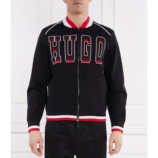 HUGO Bluza Sanby | Relaxed fit ze sklepu Gomez Fashion Store w kategorii Bluzy męskie - zdjęcie 184973459
