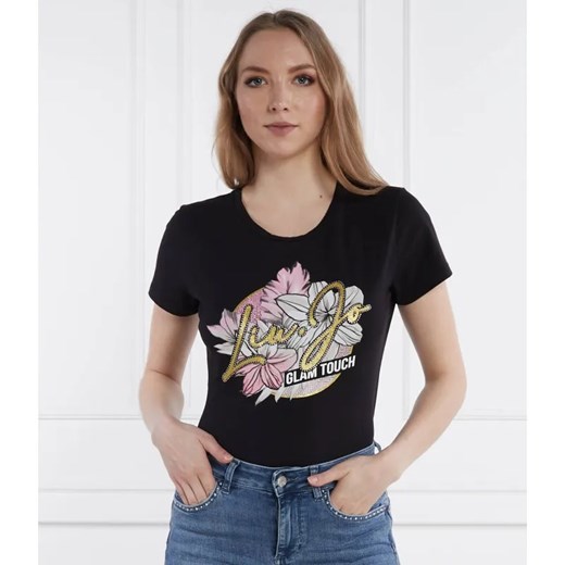 Liu Jo Sport T-shirt | Regular Fit ze sklepu Gomez Fashion Store w kategorii Bluzki damskie - zdjęcie 184973578