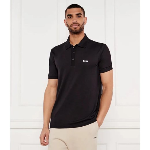 BOSS GREEN Polo Paule Rib | Slim Fit | stretch ze sklepu Gomez Fashion Store w kategorii T-shirty męskie - zdjęcie 184973698