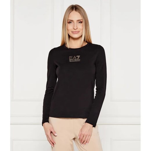 EA7 Bluzka | Slim Fit ze sklepu Gomez Fashion Store w kategorii Bluzki damskie - zdjęcie 184973699