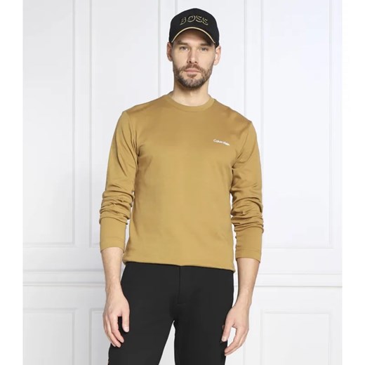Calvin Klein Longsleeve MICRO LOGO | Slim Fit ze sklepu Gomez Fashion Store w kategorii T-shirty męskie - zdjęcie 184973745