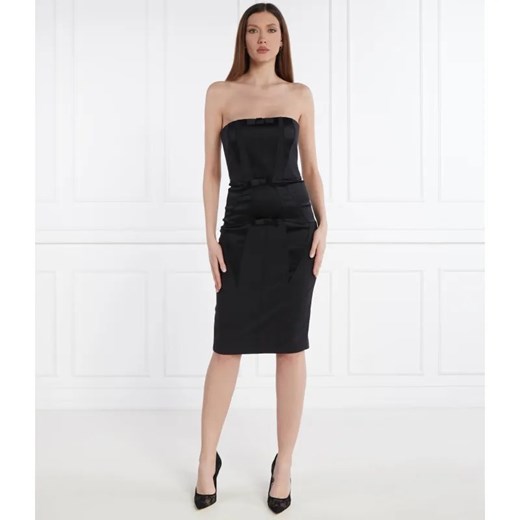 Elisabetta Franchi Satynowa sukienka ze sklepu Gomez Fashion Store w kategorii Sukienki - zdjęcie 184973826