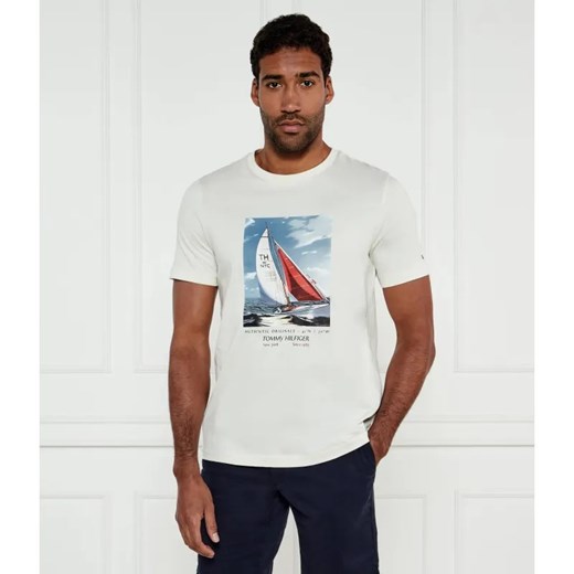 Tommy Hilfiger T-shirt | Regular Fit ze sklepu Gomez Fashion Store w kategorii T-shirty męskie - zdjęcie 184973867