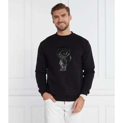 Karl Lagerfeld Bluza CREWNECK | Regular Fit ze sklepu Gomez Fashion Store w kategorii Bluzy męskie - zdjęcie 184973879