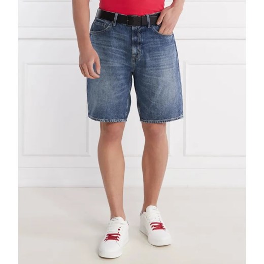 GUESS Jeansowe szorty RODEO | Regular Fit | z dodatkiem lnu ze sklepu Gomez Fashion Store w kategorii Spodenki męskie - zdjęcie 184973957