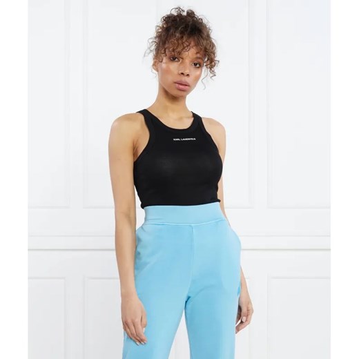 Karl Lagerfeld Tank top rib ze sklepu Gomez Fashion Store w kategorii Bluzki damskie - zdjęcie 184974278