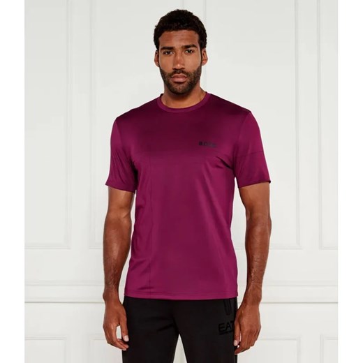 BOSS GREEN T-shirt Tee Check TOC | Slim Fit | stretch ze sklepu Gomez Fashion Store w kategorii T-shirty męskie - zdjęcie 184974286
