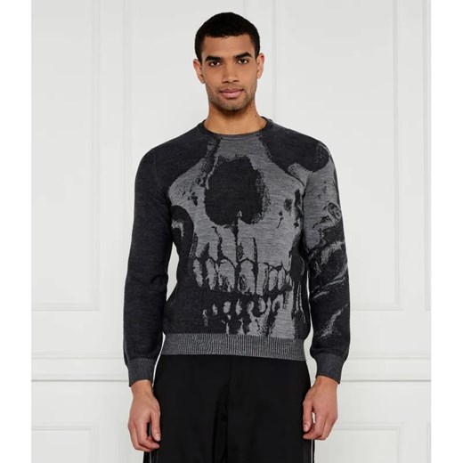 Alexander McQueen Wełniany sweter | Regular Fit ze sklepu Gomez Fashion Store w kategorii Swetry męskie - zdjęcie 184974317
