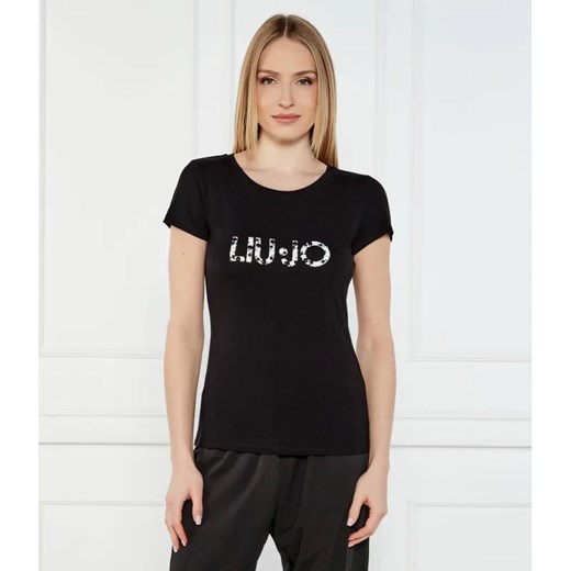 Liu Jo Beachwear T-shirt | Slim Fit ze sklepu Gomez Fashion Store w kategorii Bluzki damskie - zdjęcie 184974336