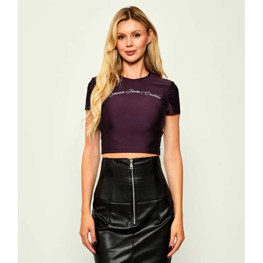 Versace Jeans Couture Bluzka SUMATRA | Cropped Fit ze sklepu Gomez Fashion Store w kategorii Bluzki damskie - zdjęcie 184974479