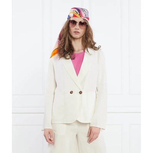 MAX&Co. Lniany żakiet | Regular Fit ze sklepu Gomez Fashion Store w kategorii Marynarki damskie - zdjęcie 184974506