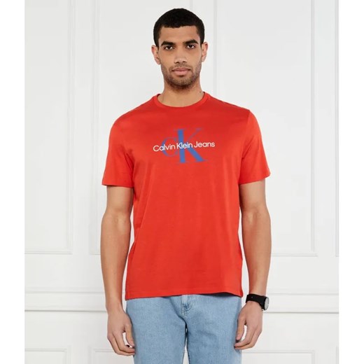 Calvin Klein Jeans T-shirt HERO | Regular Fit ze sklepu Gomez Fashion Store w kategorii T-shirty męskie - zdjęcie 184974516