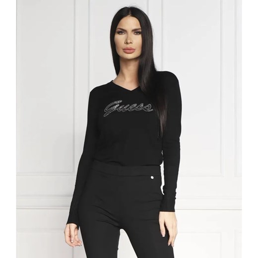 GUESS Sweter PASCALE VN LS | Regular Fit ze sklepu Gomez Fashion Store w kategorii Swetry damskie - zdjęcie 184974618