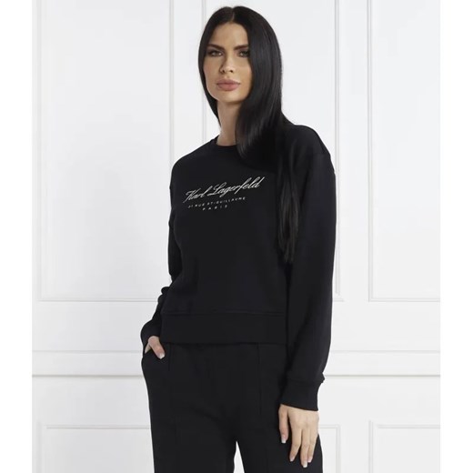 Karl Lagerfeld Bluza hotel karl | Loose fit ze sklepu Gomez Fashion Store w kategorii Bluzy damskie - zdjęcie 184974656