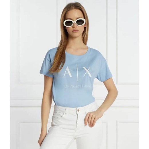 Armani Exchange T-shirt | Regular Fit ze sklepu Gomez Fashion Store w kategorii Bluzki damskie - zdjęcie 184974689