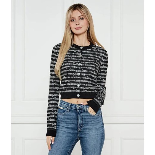 Tommy Jeans Kardigan | Cropped Fit ze sklepu Gomez Fashion Store w kategorii Swetry damskie - zdjęcie 184974745