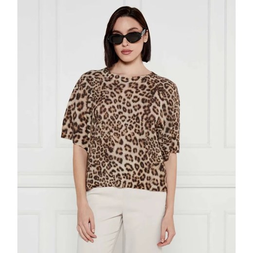 Marc Cain Wełniany sweter | Relaxed fit ze sklepu Gomez Fashion Store w kategorii Swetry damskie - zdjęcie 184974778