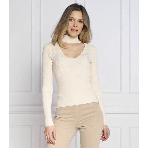 GUESS Sweter 1981 Ankle | Slim Fit ze sklepu Gomez Fashion Store w kategorii Swetry damskie - zdjęcie 184974799
