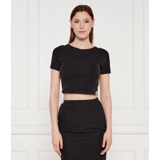 GUESS T-shirt PRISCA | Cropped Fit ze sklepu Gomez Fashion Store w kategorii Bluzki damskie - zdjęcie 184974967