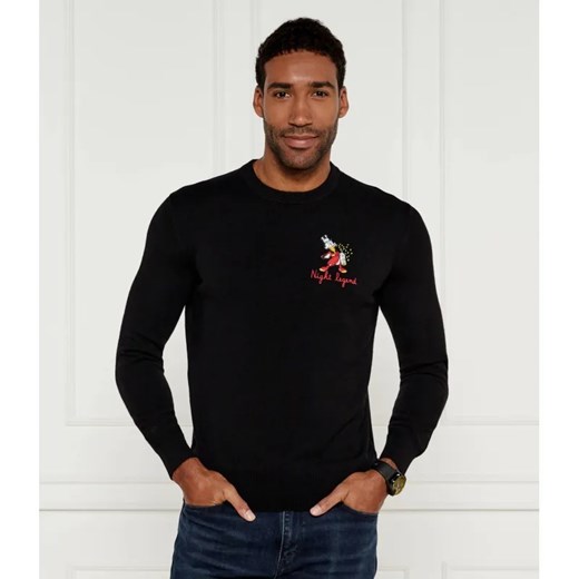 ST.Barth Sweter HERON ST. BARTH X DISNEY | Regular Fit | z dodatkiem wełny i kaszmiru ze sklepu Gomez Fashion Store w kategorii Swetry męskie - zdjęcie 184975159