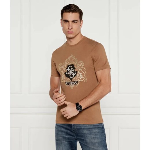 GUESS T-shirt | Slim Fit ze sklepu Gomez Fashion Store w kategorii T-shirty męskie - zdjęcie 184975238