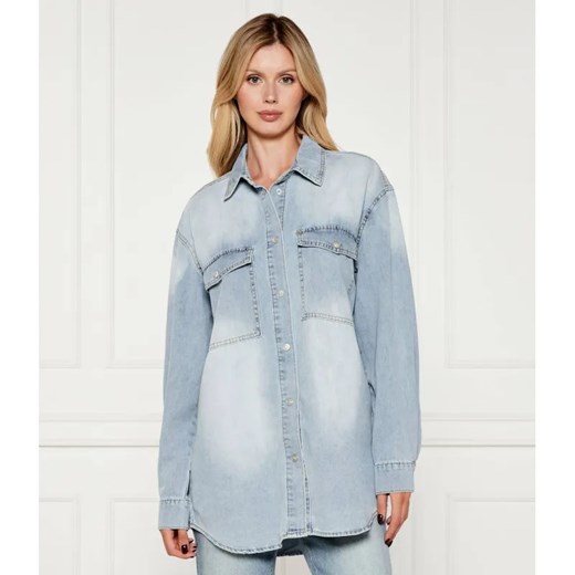 One Teaspoon Jeansowa koszula Essential | Oversize fit ze sklepu Gomez Fashion Store w kategorii Koszule damskie - zdjęcie 184975315