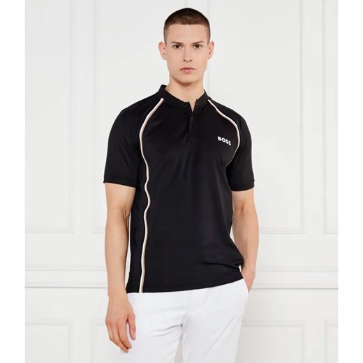 BOSS GREEN Polo Pariq TOC Mesh | Slim Fit | stretch ze sklepu Gomez Fashion Store w kategorii T-shirty męskie - zdjęcie 184975437