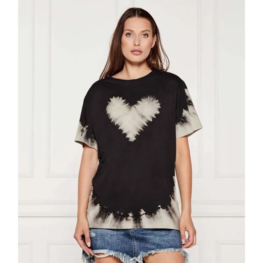 One Teaspoon T-shirt BEAMING HEART | Oversize fit ze sklepu Gomez Fashion Store w kategorii Bluzki damskie - zdjęcie 184975476