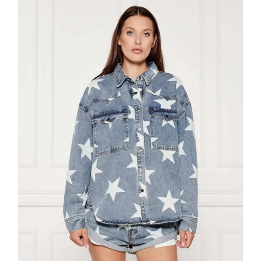 One Teaspoon Jeansowa koszula DARIA | Oversize fit ze sklepu Gomez Fashion Store w kategorii Koszule damskie - zdjęcie 184975647